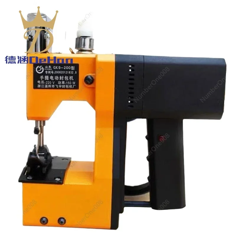 Электрическая швейная машина GK9-200 — портативный упаковщик пакетов мощностью 210 Вт для тканых сумок, фермерского и текстильного оборудования. Электрическая швейная машина GK9-200 — портативный упаковщик пакетов мощностью 210 Вт для тканых сумок, фермерского и текстильного оборудования.