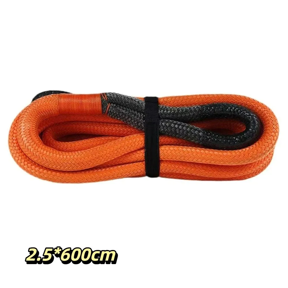 Heavy-Duty Tow Strap Elastic Wear-Resistant Road Rescue Pull Belt Nylon Thick Nylon Elastic Nylon Tow Strap Off-Road Vehicle