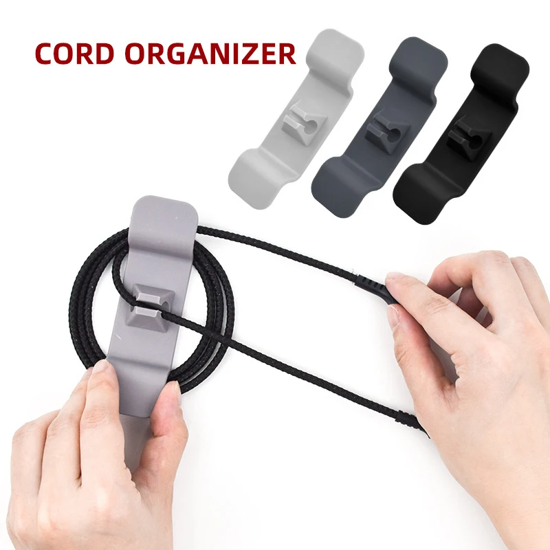 Kitchen Storage Cord Wrapper Cable Wire Cord Organizer Data Wire Storage Holder Silicone Appliances Wrap Cable Protector Winder