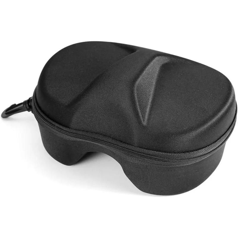 Snorkel Mask Storage Case Zippered - Waterproof Diving Goggles Organizer Box Pouch for Scuba Gear Travel Accessories Portable