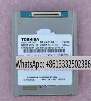 MK2431GAH HDD1905 240G CE 1.8 Polegadas Câmera Laptop HDD 95% Nova Garantia de Qualidade
