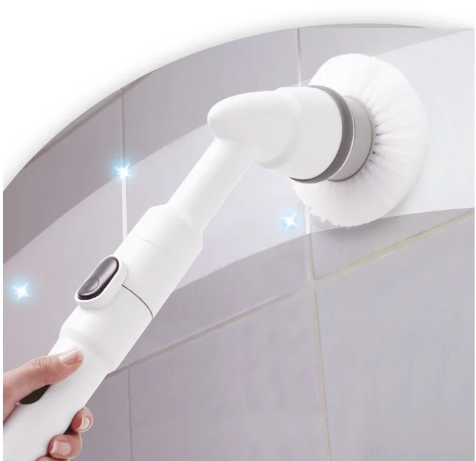 Cordless Electric Turbo Cleaning Spin Brush, Electric Cleaning Brush, Bathroom Gadgets