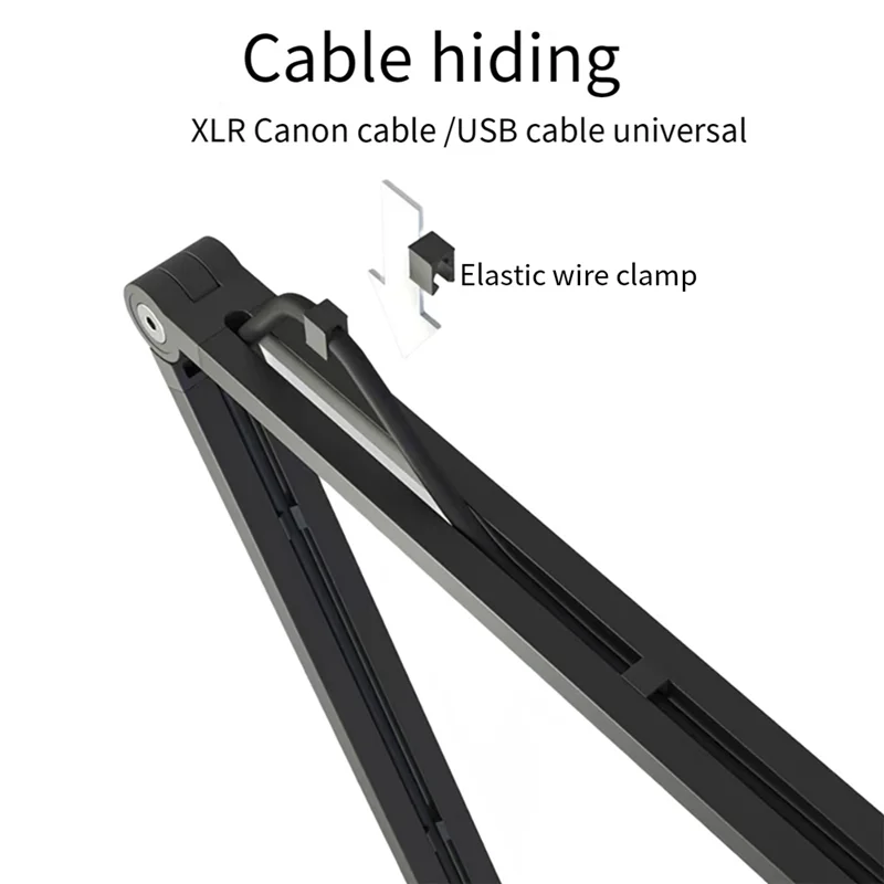 العالمي قابل للتعديل بوم الذراع تقف المعادن تعليق مقص حامل ميكروفون للألعاب استوديو راديو Media-A86G