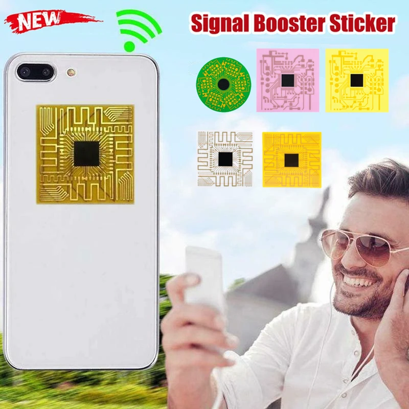 Universal Signal Booster Amplifier Portable Mini Mobile Phone Signal Enhancement Stickers For iPhone Samsung