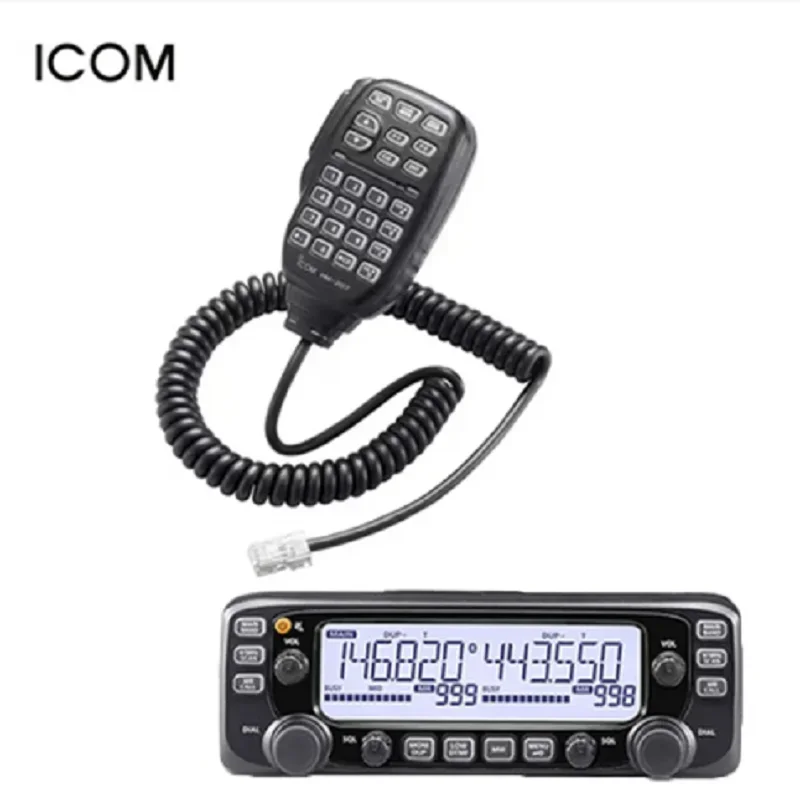 ICOM IC-2730E Mobile Radio Dual Band UHF 400-470MHz 50W FM Transceiver Car Intercom Accessories Handheld Microphone or Panel