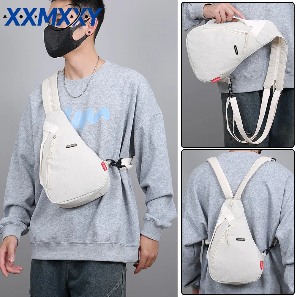 Messenger Shoulder Multi-functional Men's and Women's Backpack Chest Bag Travel Backpack with Headphone Hole