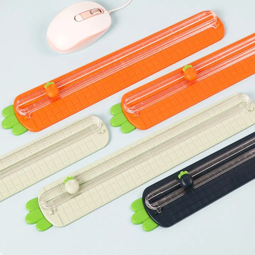 Portable A3 A3 Paper Cutter Mini Replaceable Blade Paper Trimmer Carrot Shaped Bidirectional Paper Cutting Machine School Office