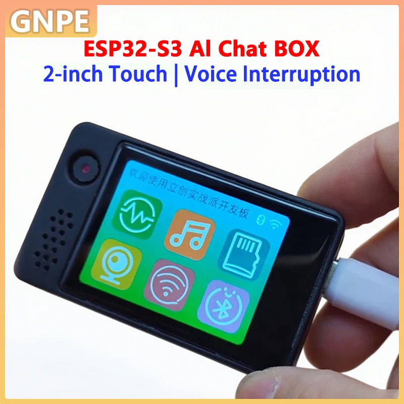 

DeepSeek AI Voice Chat Camera Robot BOX ESP32-S3 Development Board 2 inch LCD N16R8 Touchscreen Display For Xiaozhi