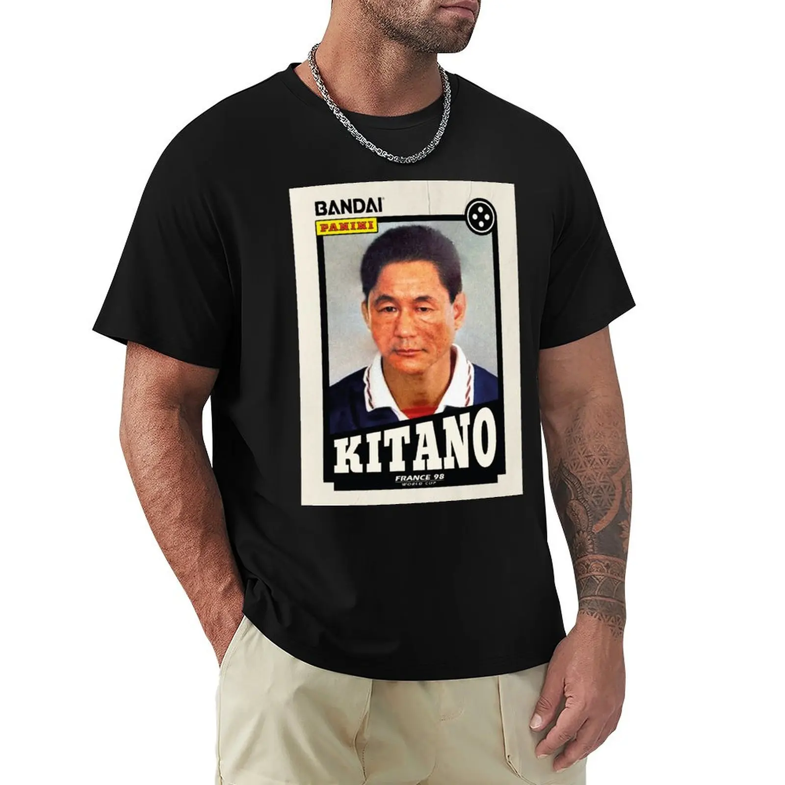 Takeshi Kitano Chrome T-Shirt quick-drying oversized hippie clothes t shirts men