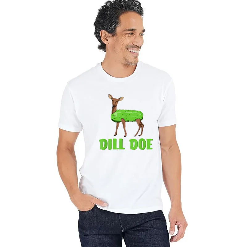 Dill Doe Divertente Umorismo per Adulti Divertente Natura Cervo Redneck T-Shirt Carino Umoristico Cacciatore per Adulti Novità Regalo Y2k Operaio della Costruzione Top