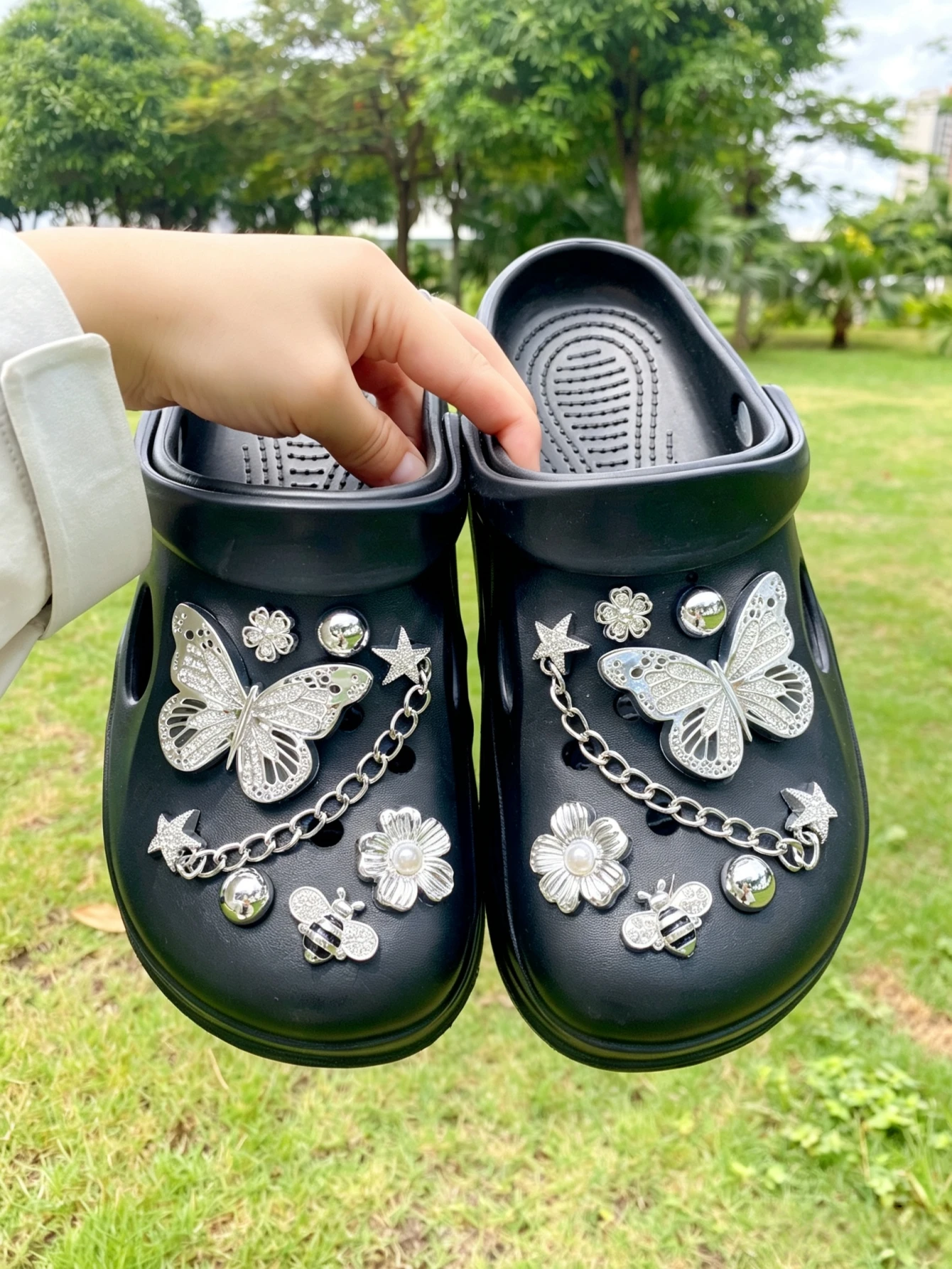 14-piece shoe decoration DIY casual shoe decoration - An interesting and versatile way to personalize your footwear