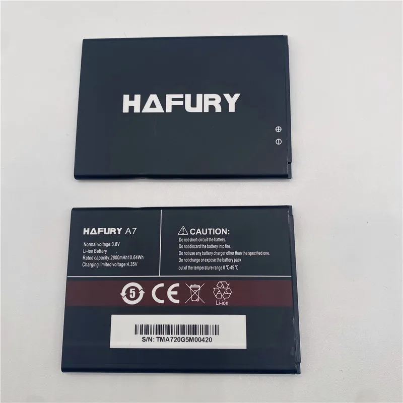New production date for Cubot battery 2800mAh Long standby time Zero cycle battery for HAFURY A7 battery