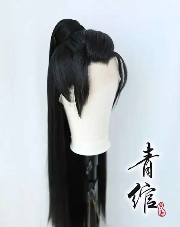 You Fei Xie Yun Anime Cosplay Wig Long Black Wigs Heat Resistant Headwear Role Play Prop Halloween Costume Hanfu Hand Hook - view 2