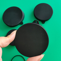 35mm 44mm 45mm 56mm 57mm Round Rubber cover cap with hanging holes For Astronomical telescope Caps
