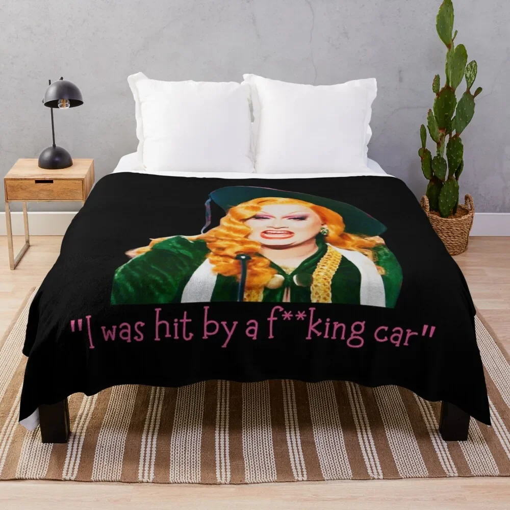 

Jinkx Monsoon drag queen Quote T jinx monsoon Throw Blanket Ultra Soft Flannel Fleece Blanket for All Seasons