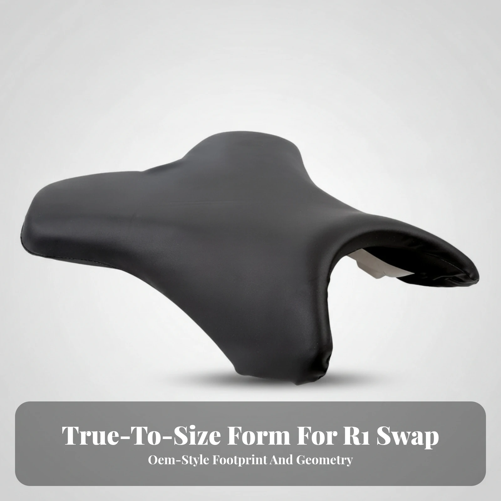 Front Seat Cushion Washable Front Seat with Mounting Points Soft Ergonomic for Motorcyclists