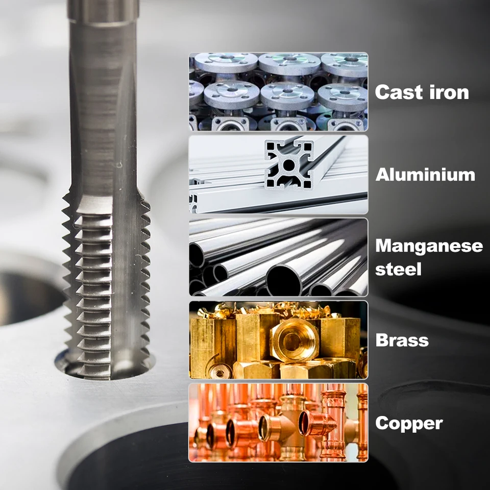 Kit Taraud Et Filière 0.305-32 Pour Réparation De Valve De Pneu – En Acier Rapide