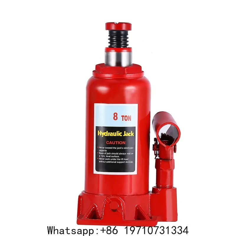 8T Portable Hydraulic Bottle  Automotive Life for Car Truck  Tractors Vehicle Repair Tool Car  Automotive Lifter
