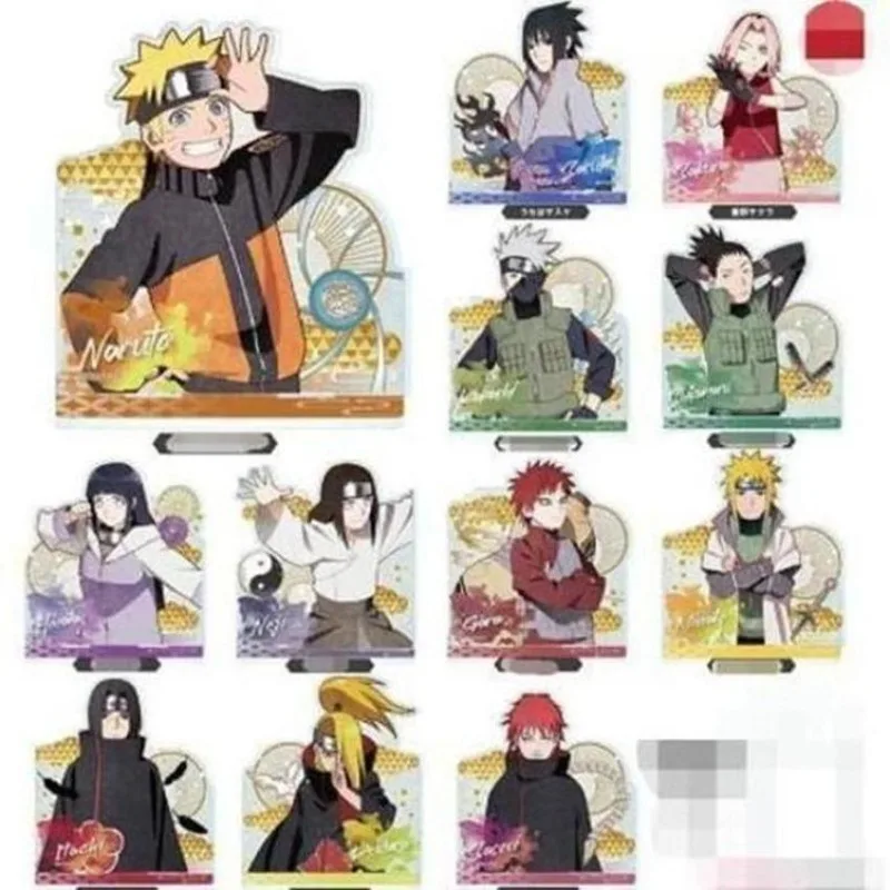 

Новая акриловая фигурка Наруто Узумаки и Гаары, аниме-аксессуар, милый мультяшный изысканный декор для комнаты и рабочего стола, отличный подарок