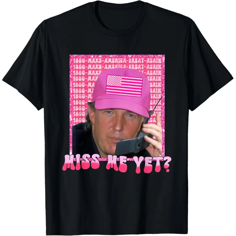 

Interesting Trump Pink Printed T-shirt