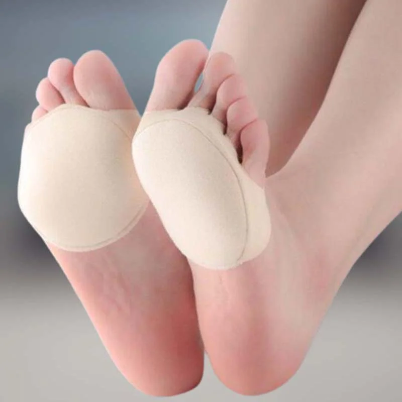 Forefoot Pads for Women High Heel Anti-slip Metatarsal Half Insoles Five Toe Breathable Pain Relief Inserts Feet Care Cushions