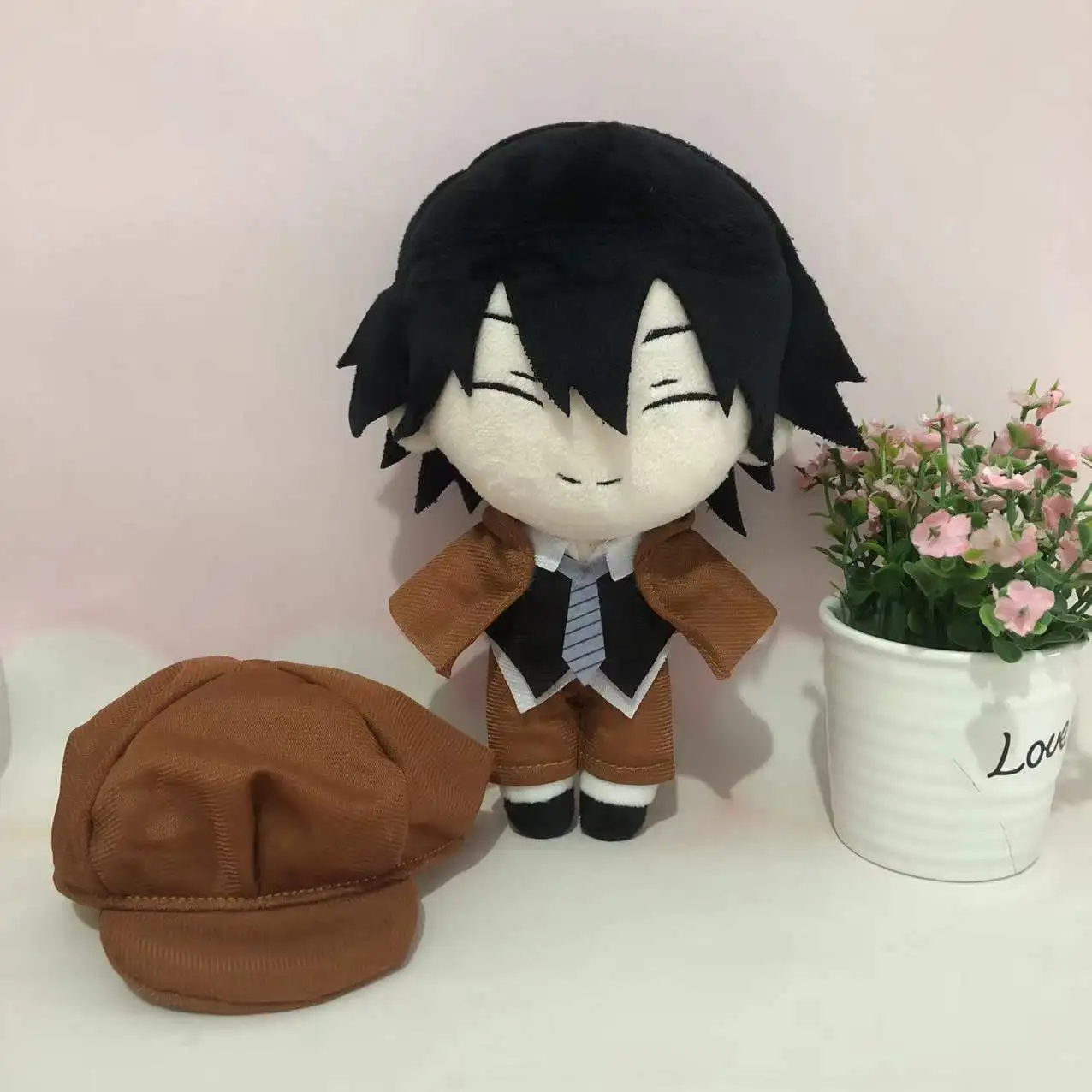 20cm Anime Bungou Stray Dogs Edogawa Rampo Plush Doll Dazai Osamu Nakahara Chuuya Nakajima Atsushi Stuffed Plushie Toys Doll