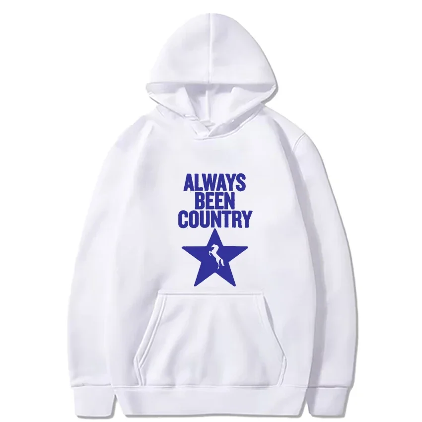 

Beyonce Always Been Country Graphics White Hoodie Men Women harajuku Sweatshirt Unisex Fleece hip hop Long sleeve pullovers