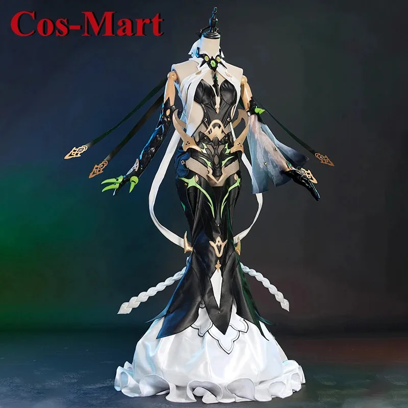 

Cos-Mart Game Honkai Impact 3, костюм для косплея Mobius, модный милый элегантный кожаный униформа, одежда для ролевых игр и вечеринок