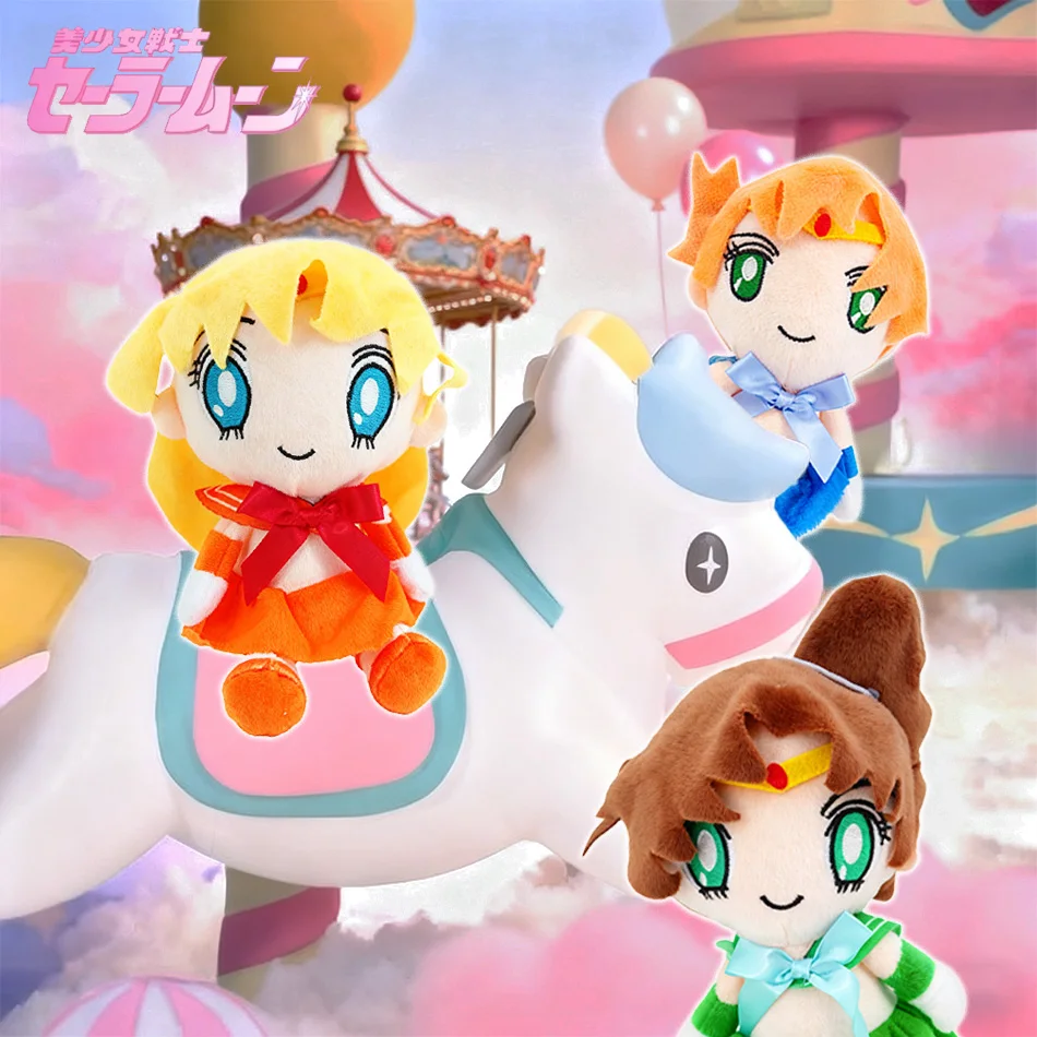 اليابان أنيمي ألعاب من القطيفة Tsukino Usagi Kaiou Michi محشوة دمية غرفة بناتي ديكور محشوة Kawaii هدايا لصديقة