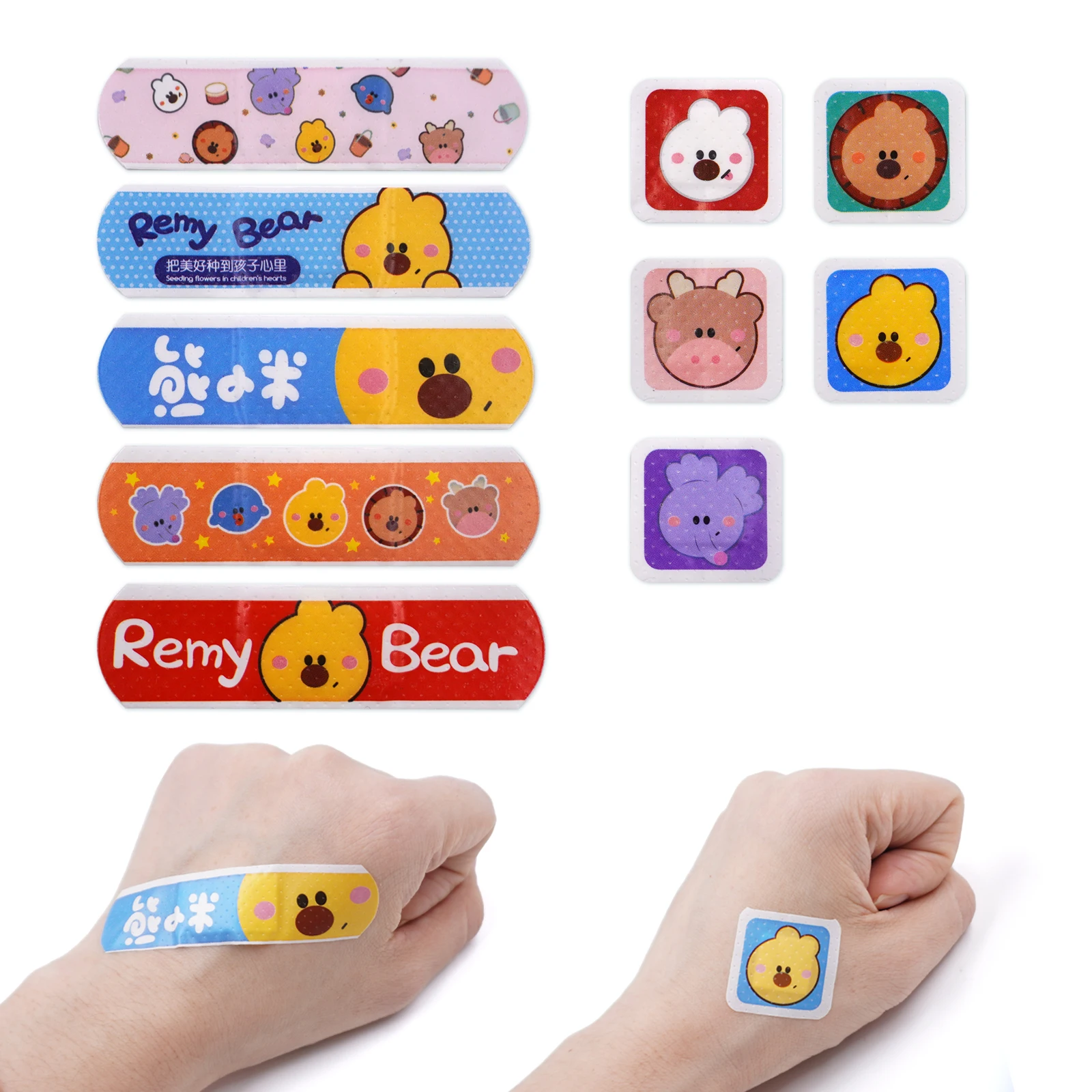 HOT 100pcs Cartoon Wound Plaster Waterproof Wound Bandages Kids Bandages First Aid Cartoon Bandages Children Wound Plaster