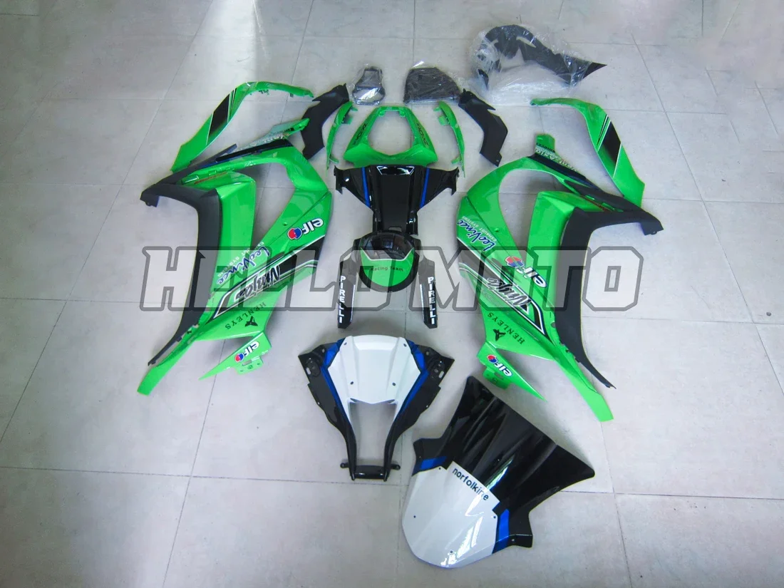 

Подходит для ZX-10R ZX10R 2011 2012 2013 2014 2015, комплекты обтекателей корпуса мотоцикла, спойлер, ABS, литье под давлением, комплект кузова