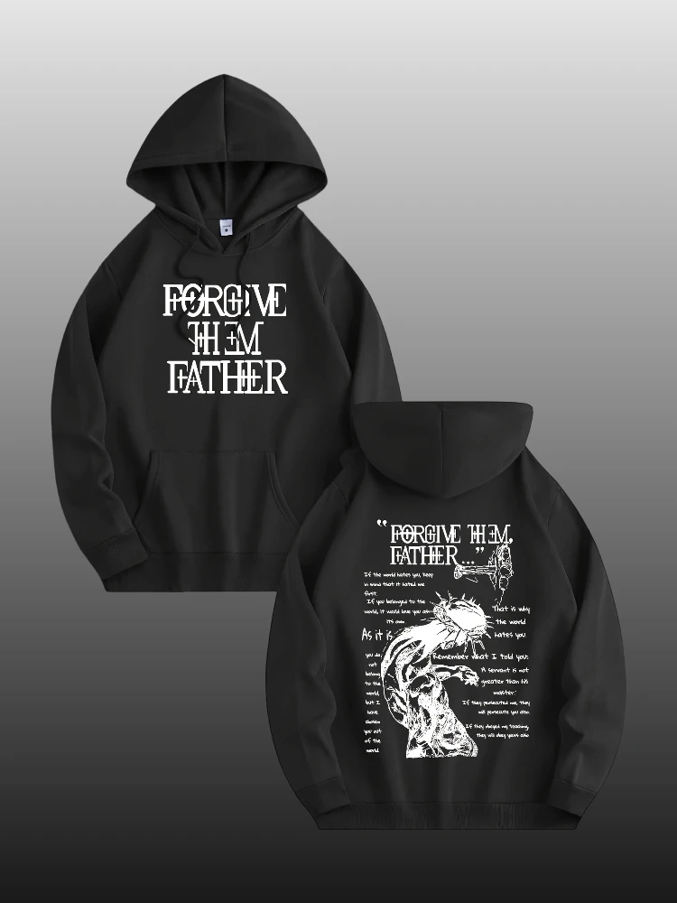 

Men's Comfortable Rose Print Hoodie with Pocket Casual Pullover Sweatshirt, Geometric Design, Fall and Winter, Casual Sweatshirt