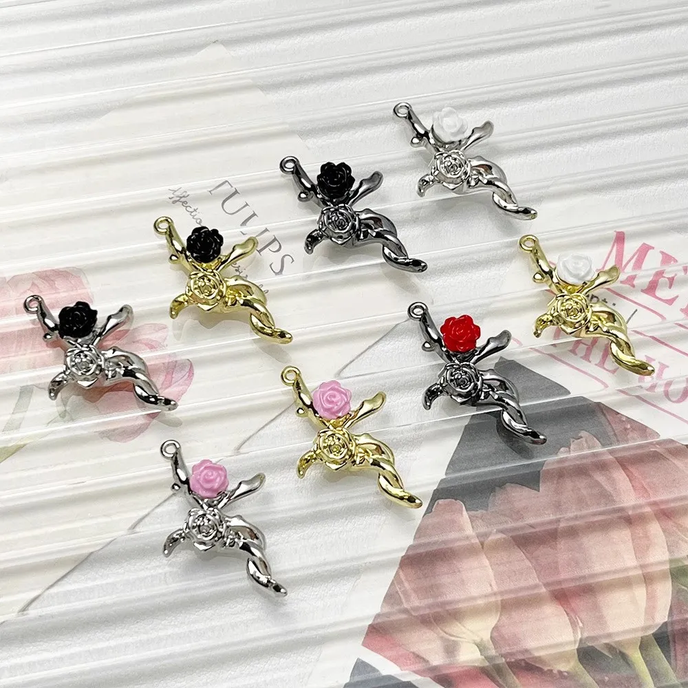 

Baroque Dark and Cold Alloy Rose Vine Pendant DIY Necklace, Sweater Chain and Other Pendant Material Accessories
