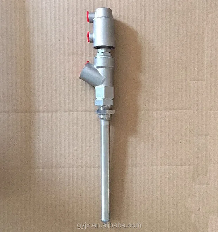 Stainless Steel pneumatic water filling valve Extension rod external sealing drip - proof liquid filling nozzle