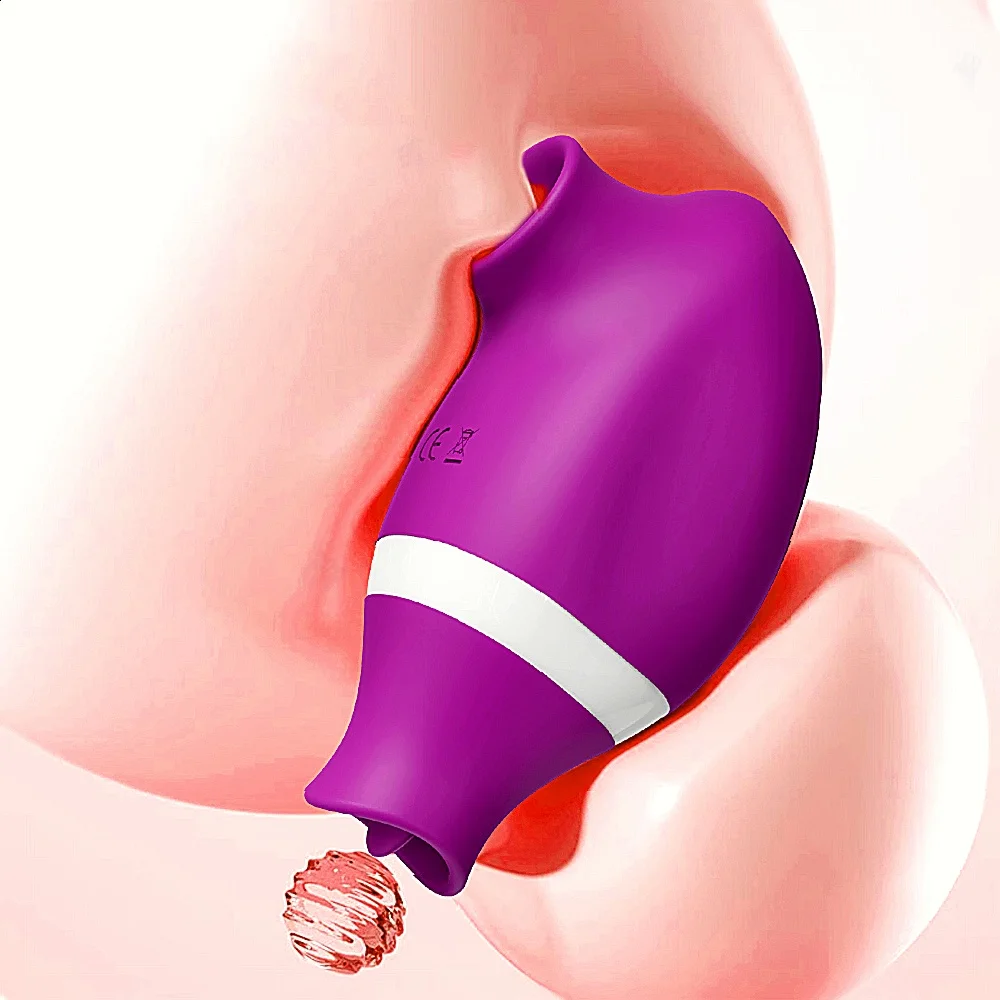 2 في 1 البظر مص الحلمة هزاز للنساء g-بقعة شفط كأس لعق البظر محفز لعبة الجنس لوازم الكبار 18 + اللسان #1