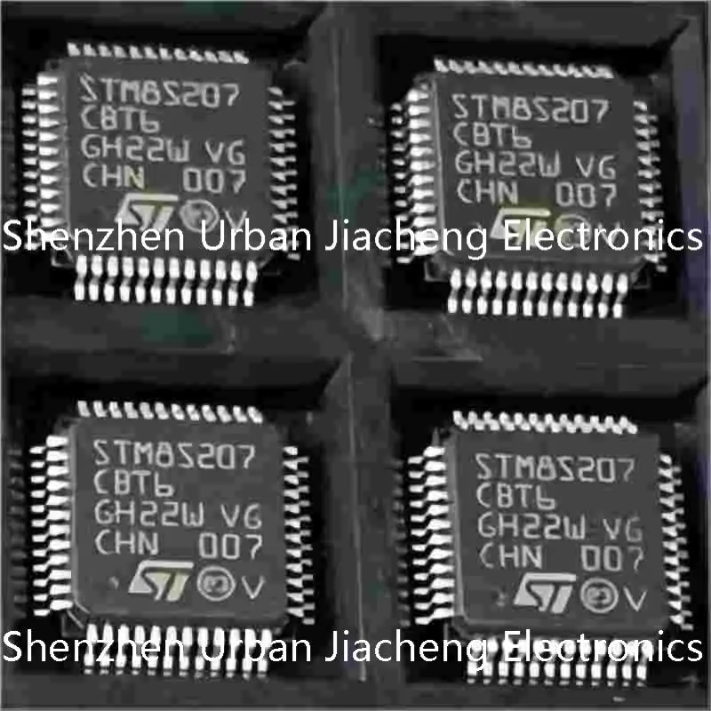 10PCS/LOT 100% Original STM8S207C8T6 LQFP-48(7x7) Single Chip Microcomputer (MCU/MPU/SOC) Free shipping