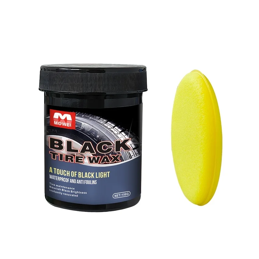 150g Tire Shine & Retread Wax - Durable Anti-Aging Gloss Enhancer for Car Tires, Blackening Care Agent image 6