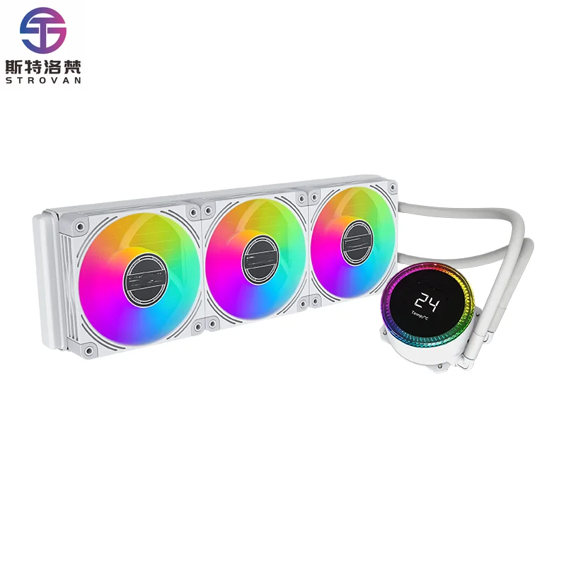 360mm Pure Aluminium Mini Radiator Fan G1/4 Thread DIY Water Cooler Accessories for Laptop Computer Case 360mm Pure Aluminium
