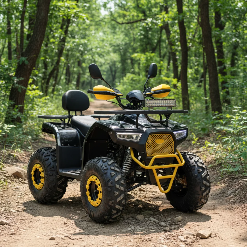 Hot Sale 125cc ATV with 4-Stroke 1-Cylinder Air-Cooled Engine Chain Drive Factory House CE Certified for Adults