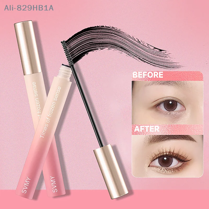 Waterproof Black Mascara Lengthens Eyelashes Extension Black Silk Mascara Non-smudge Anti-sweat Mascara Makeup Cosmetic