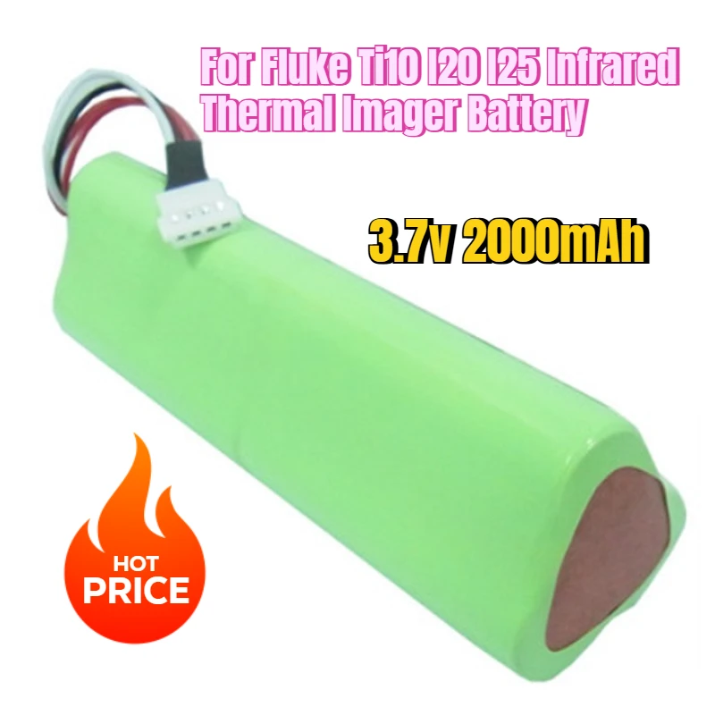 

3.7v 2000mAh 3524222 for Fluke Ti10 I20 I25 Infrared Thermal Imager Battery