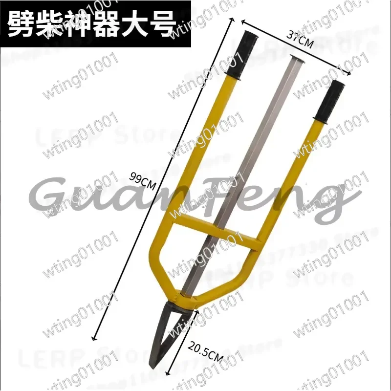 for Inertia Firewood Splitter High Efficiency Log Breaker Machine Heavy Duty Wood Chopper Tool Fast Splitting Aid for Home