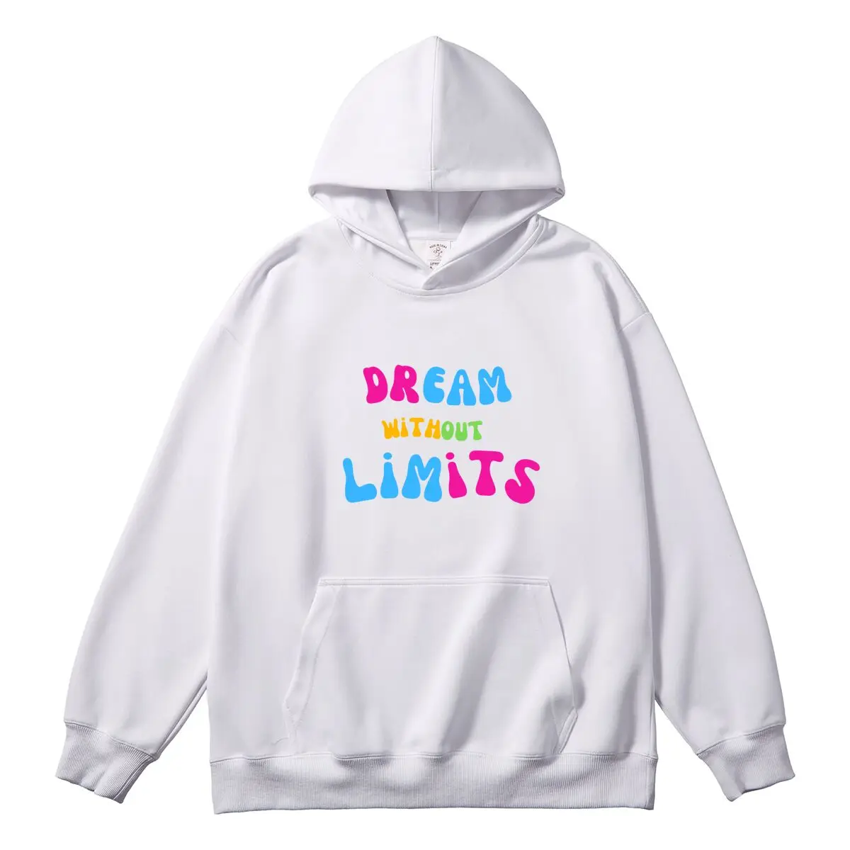 Women's Hooded Pullover Oversized Hoodies Colorful Graphic Printed Autumn Thick Sportswear Classic Female Sweatshirt