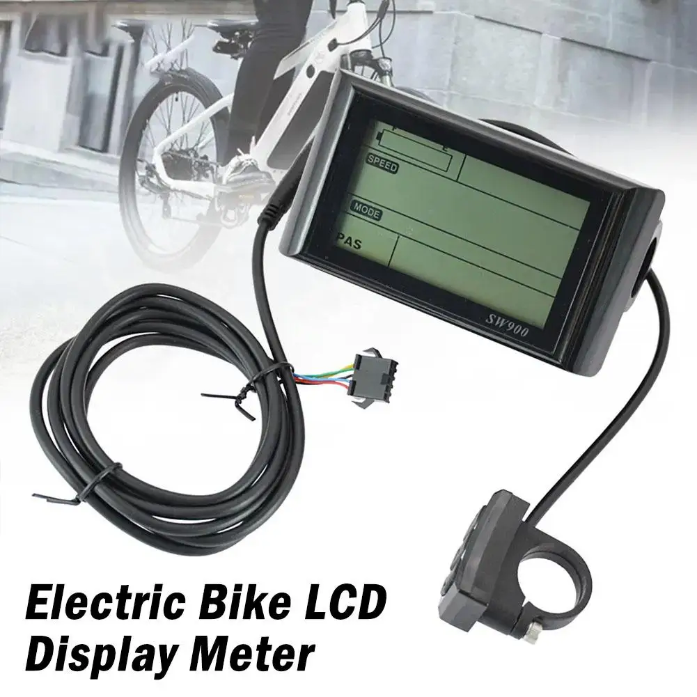 

New SW900 Display Low Failure Rates Waterproof Connector Modification Part Electric Bike LCD Display Meter For Electric Sco N9Z4