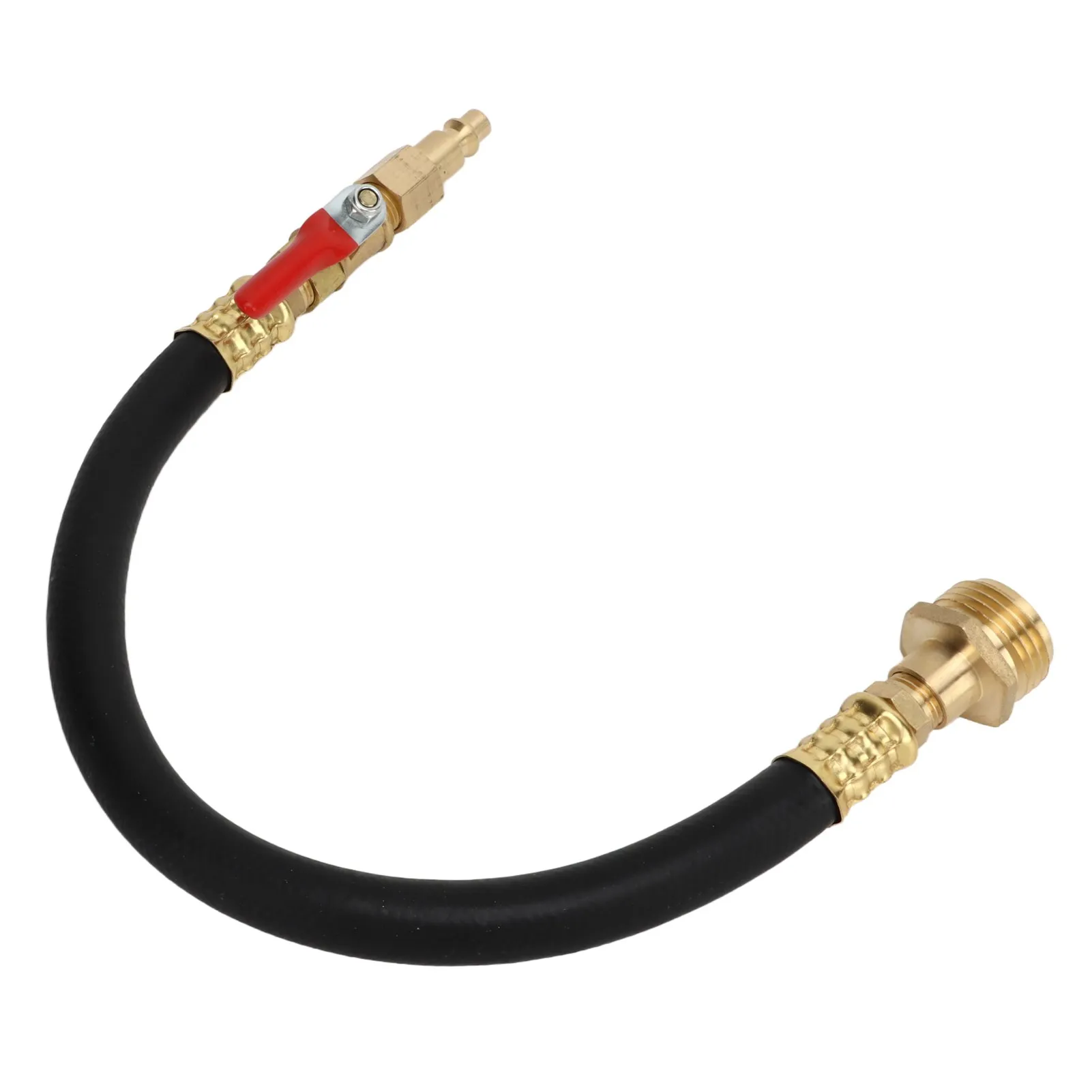 

Garden Hose Winterize Sprinkler 300 PSI 1/4 US Adapter Blow Out Method Garden Hose Faucet Blow Out Adapter for Outdoor Piping