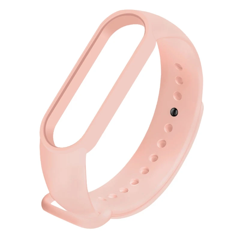 Pulseira silicone à prova d'água Cinto para pulseira inteligente Band 5 respirável