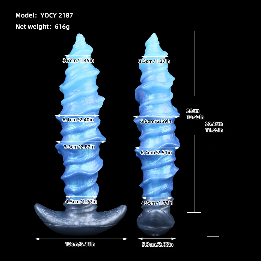 FAAK Remote Control Vibrating Strap-ons Silicone Long Ribbed Anal Plug with Large Tail BDSM Wearable Dildo Sex Toys For Women - view 3