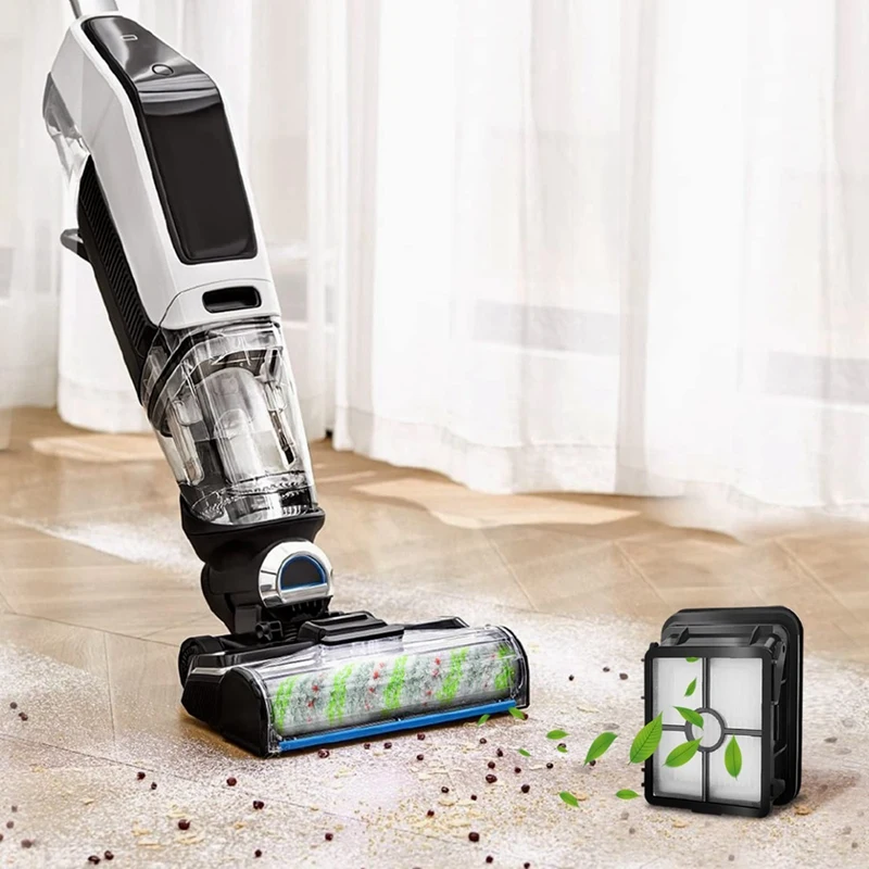 Replacement Roller Brush HEPA Filters For Bissell 1866 1868 1926 1785 Crosswave Wet & Dry Vacuum Cleaner Accessories