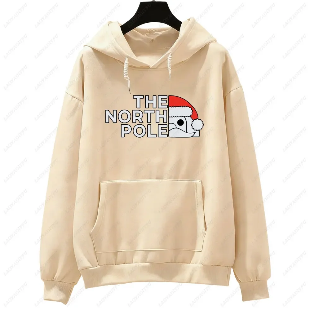 2025 القطب الشمالي عيد الميلاد هوديي مضحك سانتا كلوز البلوز عطلة احتفالية البلوز هدية عيد الميلاد للرجال النساء هوديي