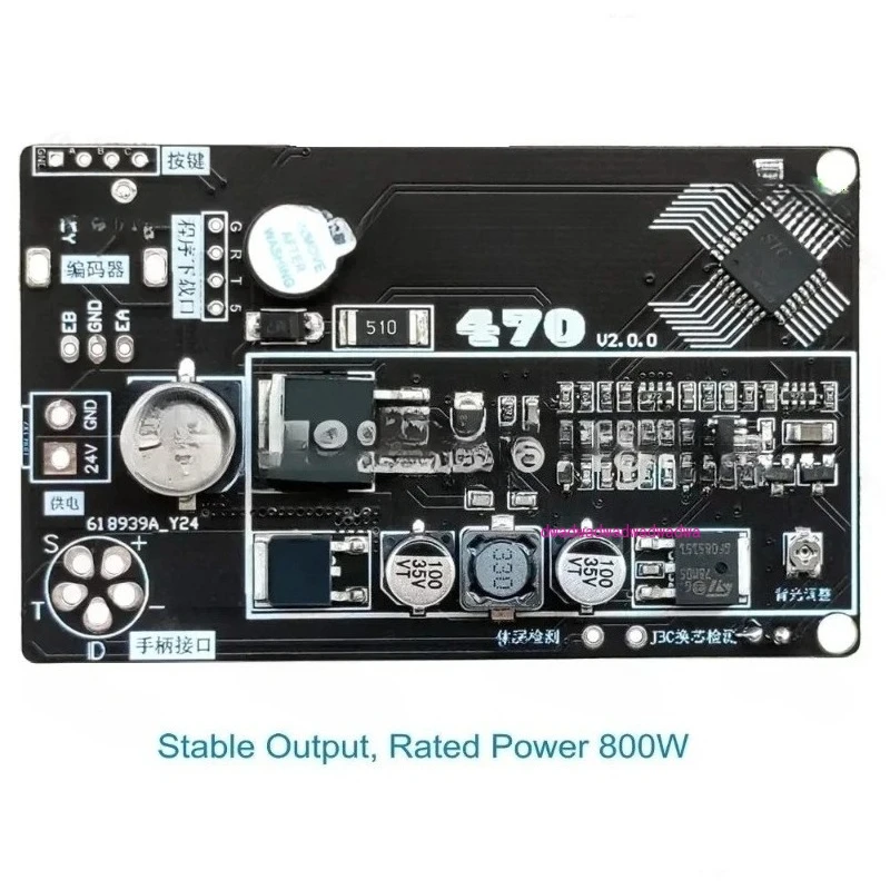 

for Welding Control Panel C470 C245 T12 Electric Soldering Iron 2.4lcd High Power Automatic Intelligent Temperature Control